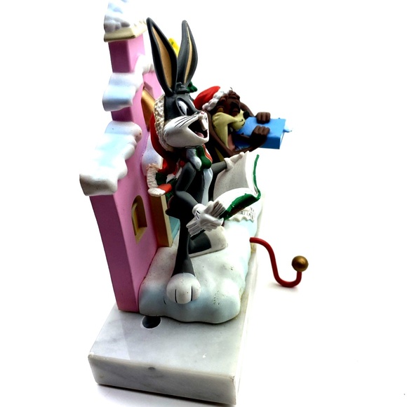 Looney Tunes Bugs Bunny Taz Tasmanian Devil Stocking Holder Hanger Christmas 96 - Picture 4 of 7